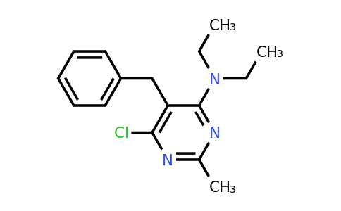 CAS 500156-07-0 | 5-Benzyl-6-chloro-N,N-diethyl-2-methylpyrimidin-4-amine