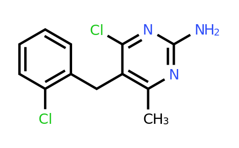 CAS 500157-71-1 | 4-Chloro-5-(2-chlorobenzyl)-6-methylpyrimidin-2-amine