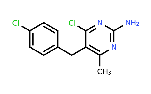 CAS 500157-73-3 | 4-Chloro-5-(4-chlorobenzyl)-6-methylpyrimidin-2-amine