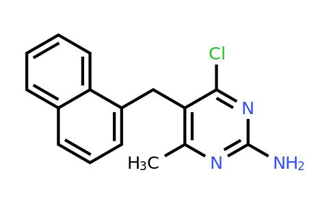 CAS 500157-97-1 | 4-Chloro-6-methyl-5-(naphthalen-1-ylmethyl)pyrimidin-2-amine