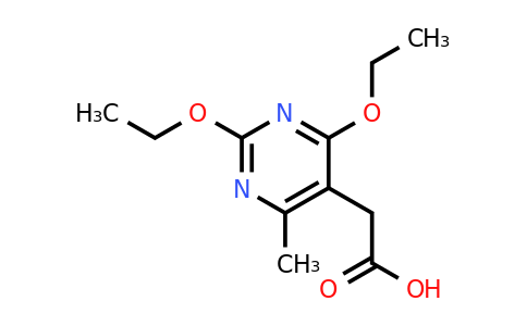 CAS 500159-50-2 | 2-(2,4-Diethoxy-6-methylpyrimidin-5-yl)acetic acid