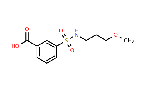 CAS 500292-39-7 | 3-(N-(3-Methoxypropyl)sulfamoyl)benzoic acid