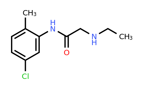 CAS 500345-88-0 | N-(5-Chloro-2-methylphenyl)-2-(ethylamino)acetamide