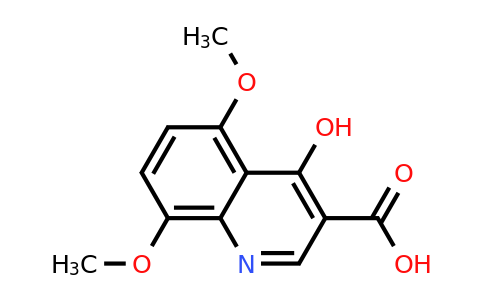 CAS 500349-81-5 | 4-Hydroxy-5,8-dimethoxyquinoline-3-carboxylic acid