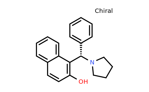 CAS 500352-91-0 | 1-((S)-Phenyl(pyrrolidin-1-YL)methyl)naphthalen-2-ol
