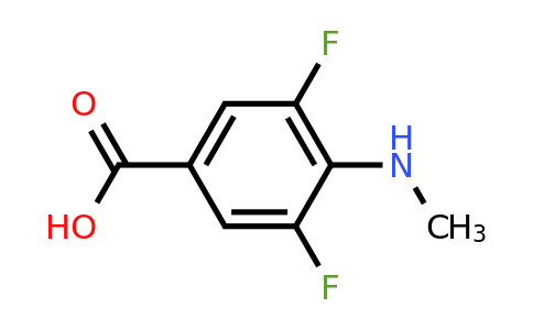 CAS 500575-82-6 | 3,5-difluoro-4-(methylamino)benzoic acid