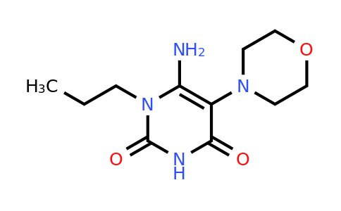 CAS 500696-68-4 | 6-amino-5-(morpholin-4-yl)-1-propyl-1,2,3,4-tetrahydropyrimidine-2,4-dione