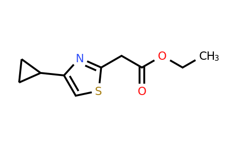 CAS 500725-85-9 | Ethyl 2-(4-cyclopropyl-1,3-thiazol-2-yl)acetate