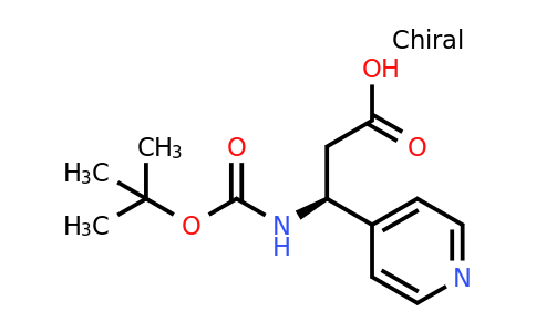 CAS 500770-65-0 | (S)-3-Tert-butoxycarbonylamino-3-pyridin-4-YL-propionic acid