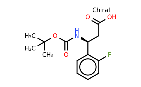 CAS 500770-71-8 | Boc-(S)-3-amino-3-(2-fluoro-phenyl)-propionic acid