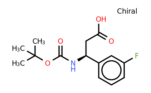 CAS 500770-72-9 | Boc-(S)-3-amino-3-(3-fluoro-phenyl)-propionic acid