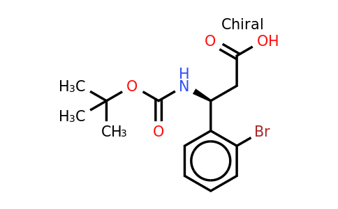 CAS 500770-75-2 | Boc-(S)-3-amino-3-(2-bromo-phenyl)-propionic acid