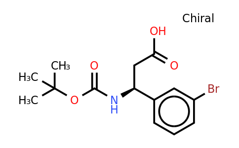 CAS 500770-76-3 | Boc-(S)-3-amino-3-(3-bromo-phenyl)-propionic acid