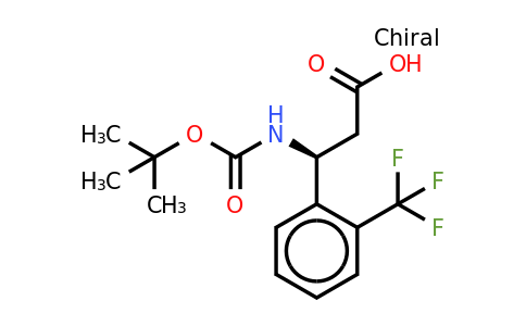 CAS 500770-77-4 | Boc-(S)-3-amino-3-(2-trifluoromethyl-phenyl)-propionic acid