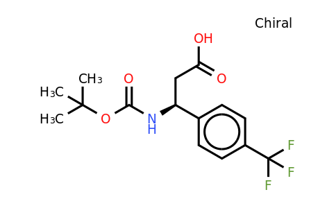 CAS 500770-79-6 | Boc-(S)-3-amino-3-(4-trifluoromethyl-phenyl)-propionic acid