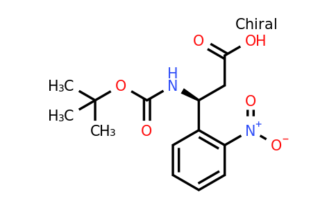 CAS 500770-83-2 | (S)-3-((tert-Butoxycarbonyl)amino)-3-(2-nitrophenyl)propanoic acid