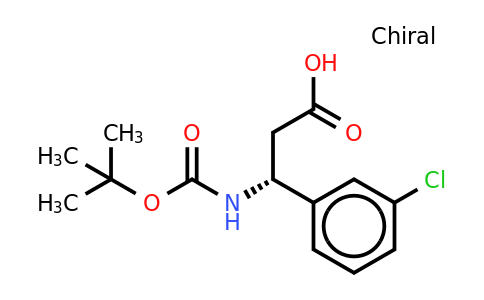 CAS 500789-06-0 | Boc-(R)-3-amino-3-(3-chloro-phenyl)-propionic acid