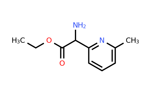 CAS 500993-07-7 | Amino-(6-methyl-pyridin-2-YL)-acetic acid ethyl ester