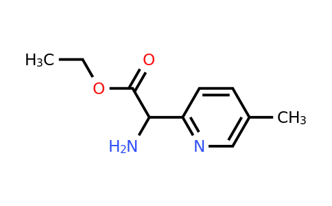 CAS 500993-08-8 | Amino-(5-methyl-pyridin-2-YL)-acetic acid ethyl ester