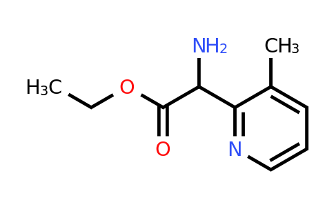 CAS 500993-12-4 | Amino-(3-methyl-pyridin-2-YL)-acetic acid ethyl ester