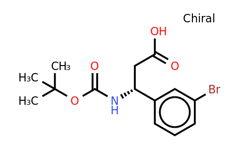 CAS 501015-16-3 | Boc-(R)-3-amino-3-(3-bromo-phenyl)-propionic acid
