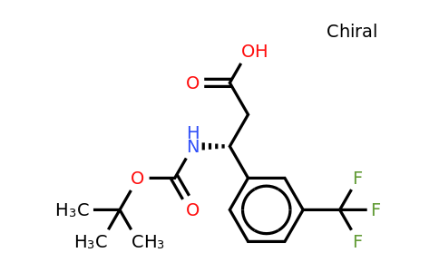 CAS 501015-18-5 | Boc-(R)-3-amino-3-(3-trifluoromethyl-phenyl)-propionic acid