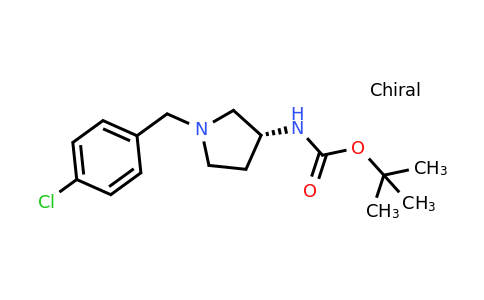 CAS 501116-90-1 | (R)-tert-Butyl (1-(4-chlorobenzyl)pyrrolidin-3-yl)carbamate