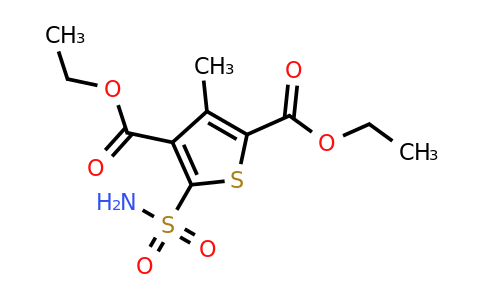 CAS 501348-43-2 | 2,4-diethyl 3-methyl-5-sulfamoylthiophene-2,4-dicarboxylate