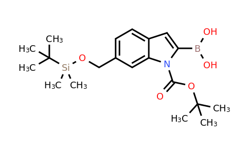 CAS 501364-51-8 | [1-tert-butoxycarbonyl-6-[[tert-butyl(dimethyl)silyl]oxymethyl]indol-2-yl]boronic acid