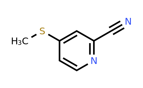 CAS 501379-24-4 | 4-(Methylthio)picolinonitrile