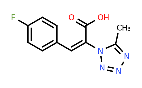 CAS 501908-90-3 | (2E)-3-(4-fluorophenyl)-2-(5-methyl-1,2,3,4-tetrazol-1-yl)prop-2-enoic acid