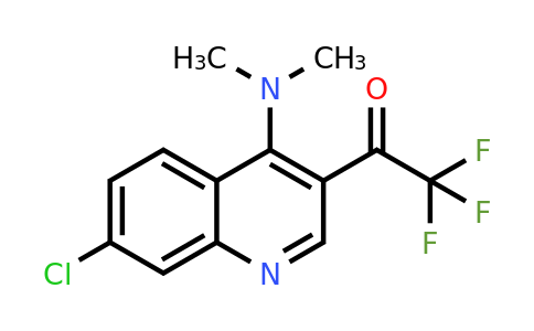 CAS 501947-42-8 | 1-(7-Chloro-4-(dimethylamino)quinolin-3-yl)-2,2,2-trifluoroethanone