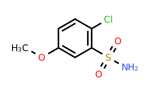 CAS 502187-53-3 | 2-Chloro-5-methoxybenzenesulfonamide