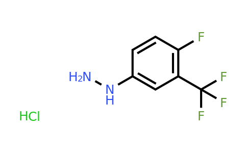 CAS 502496-22-2 | (4-Fluoro-3-trifluoromethyl-phenyl)-hydrazine hydrochloride