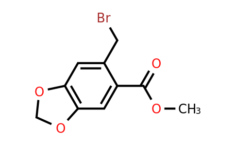 CAS 5025-56-9 | Methyl 6-(bromomethyl)-1,3-benzodioxole-5-carboxylate