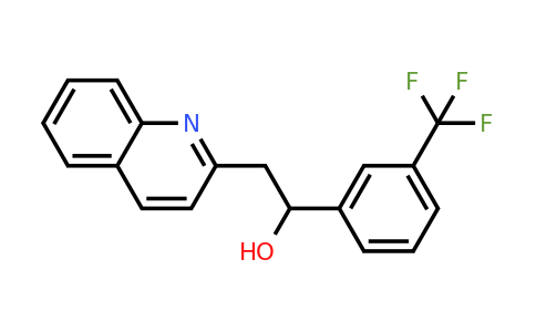 CAS 502625-52-7 | 2-(Quinolin-2-yl)-1-(3-(trifluoromethyl)phenyl)ethanol