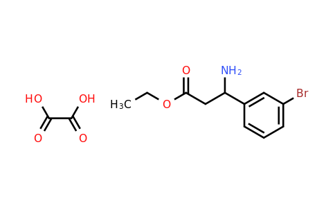 CAS 502841-91-0 | Ethyl 3-amino-3-(3-bromophenyl)propanoate oxalate