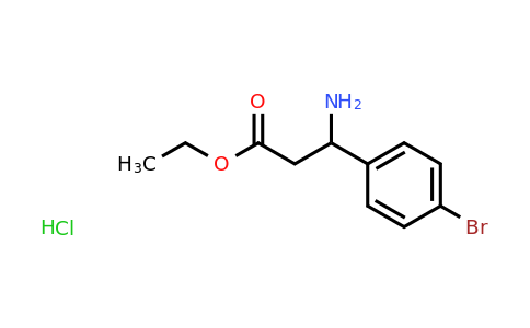 CAS 502841-92-1 | Ethyl 3-amino-3-(4-bromophenyl)propanoate hydrochloride