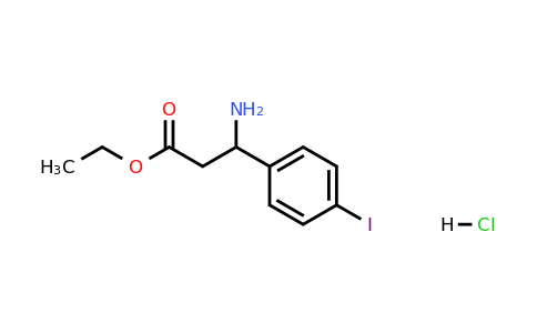 CAS 502842-21-9 | Ethyl 3-amino-3-(4-iodophenyl)propanoate, HCl