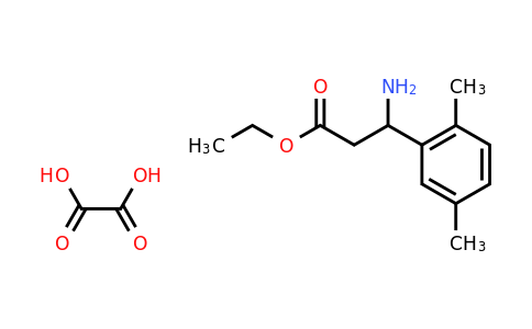 CAS 502842-24-2 | Ethyl 3-amino-3-(2,5-dimethylphenyl)propanoate oxalate