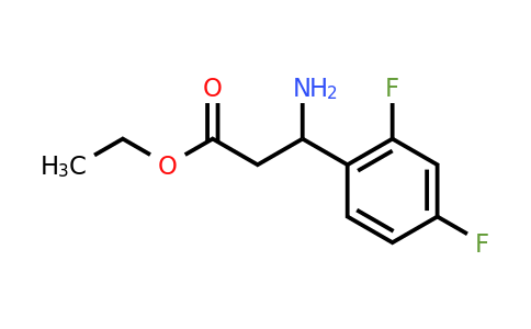 CAS 502842-41-3 | Ethyl 3-amino-3-(2,4-difluorophenyl)propanoate