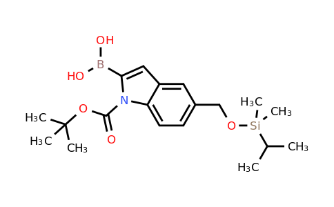 CAS 503045-89-4 | 2-borono-5-[[[dimethyl(1-methylethyl)silyl]oxy]methyl]-1H-indole-1-carboxylic acid-1-(1,1-dimethylethyl) ester
