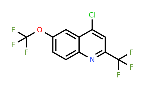 CAS 503148-24-1 | 4-Chloro-6-(trifluoromethoxy)-2-(trifluoromethyl)quinoline