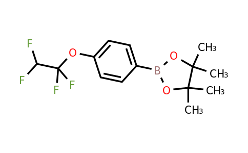 CAS 503309-12-4 | 4,4,5,5-Tetramethyl-2-(4-(1,1,2,2-tetrafluoroethoxy)phenyl)-1,3,2-dioxaborolane