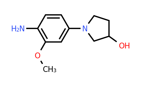CAS 503457-38-3 | 1-(4-Amino-3-methoxyphenyl)-3-pyrrolidinol