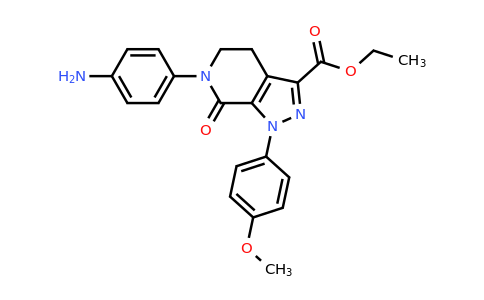 CAS 503615-07-4 | Ethyl 6-(4-aminophenyl)-1-(4-methoxyphenyl)-7-oxo-4,5,6,7-tetrahydro-1H-pyrazolo[3,4-C]pyridine-3-carboxylate