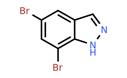 CAS 50477-28-6 | 5,7-Dibromo-1H-indazole