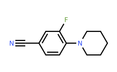 CAS 505080-54-6 | 3-Fluoro-4-(piperidin-1-yl)benzonitrile