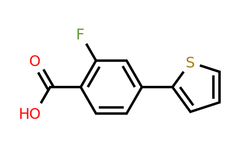 CAS 505082-90-6 | 2-Fluoro-4-(thiophen-2-yl)benzoic acid