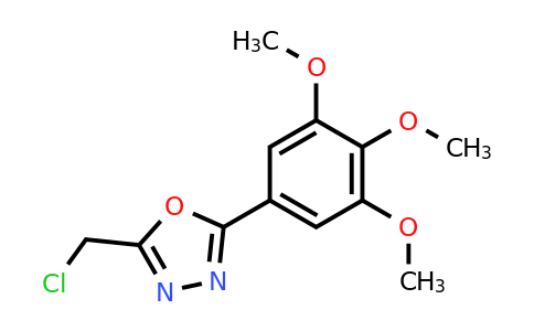 CAS 50677-29-7 | 2-(chloromethyl)-5-(3,4,5-trimethoxyphenyl)-1,3,4-oxadiazole